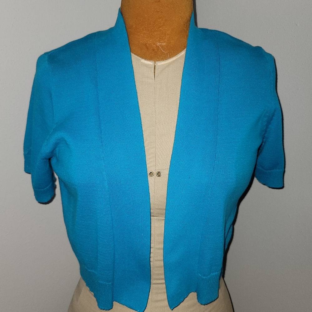 Madison Leigh short sleeve shrug/bolero Sz M